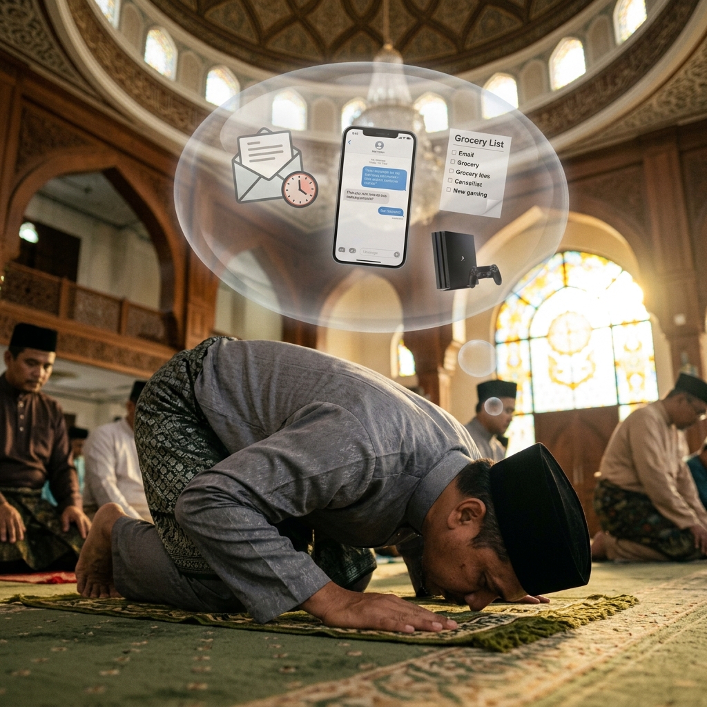 Solat laju dan tidak khusyuk